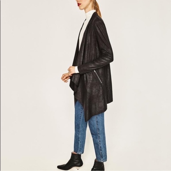 Zara Draped Jacket - Picture 8 of 10